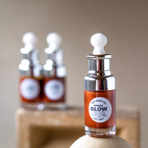 glow , body oil