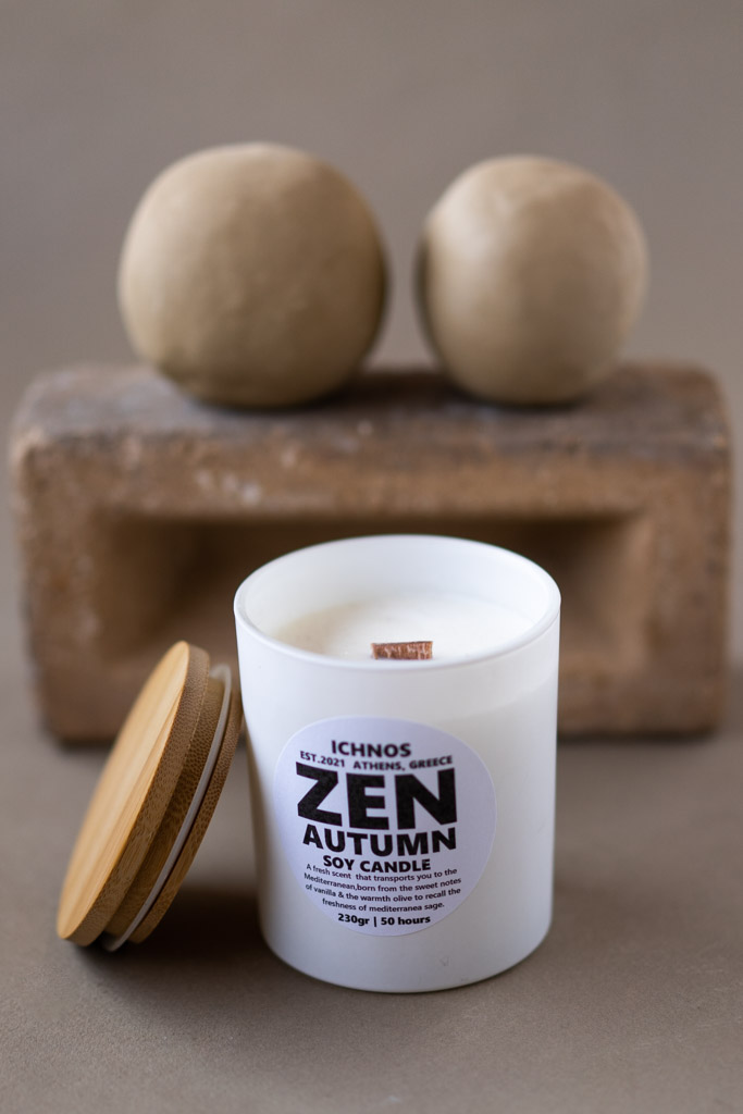 candle zen autumn