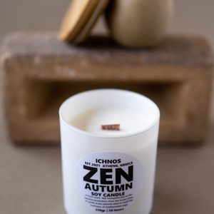 candle zen autumn