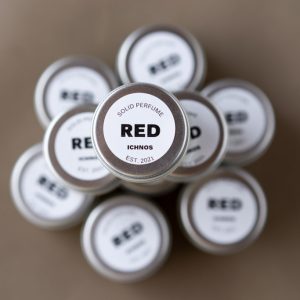 red solid perfume