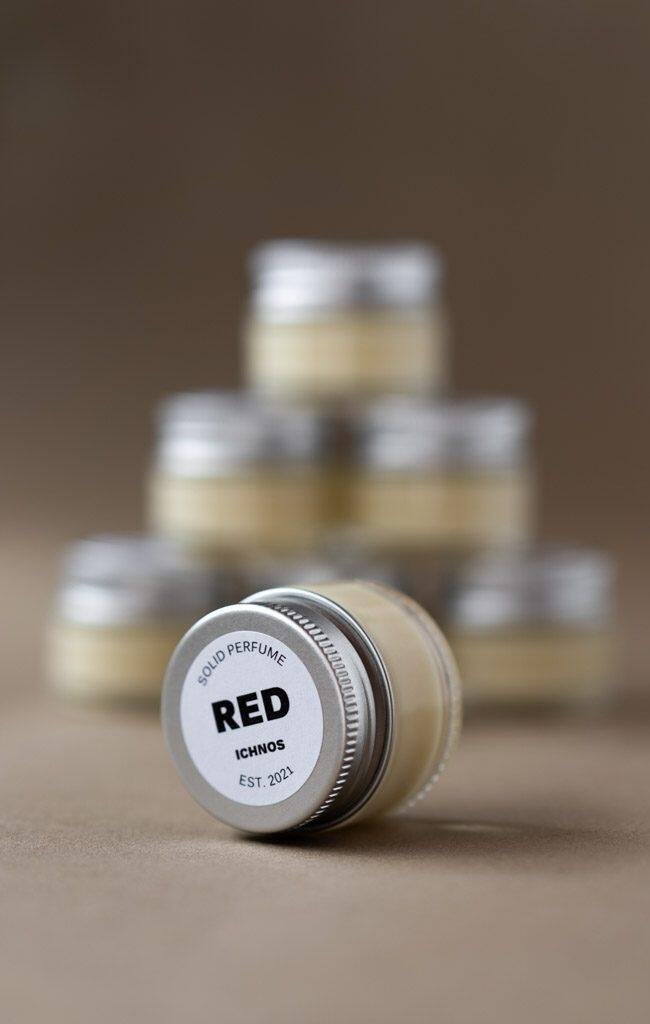 red solid perfume