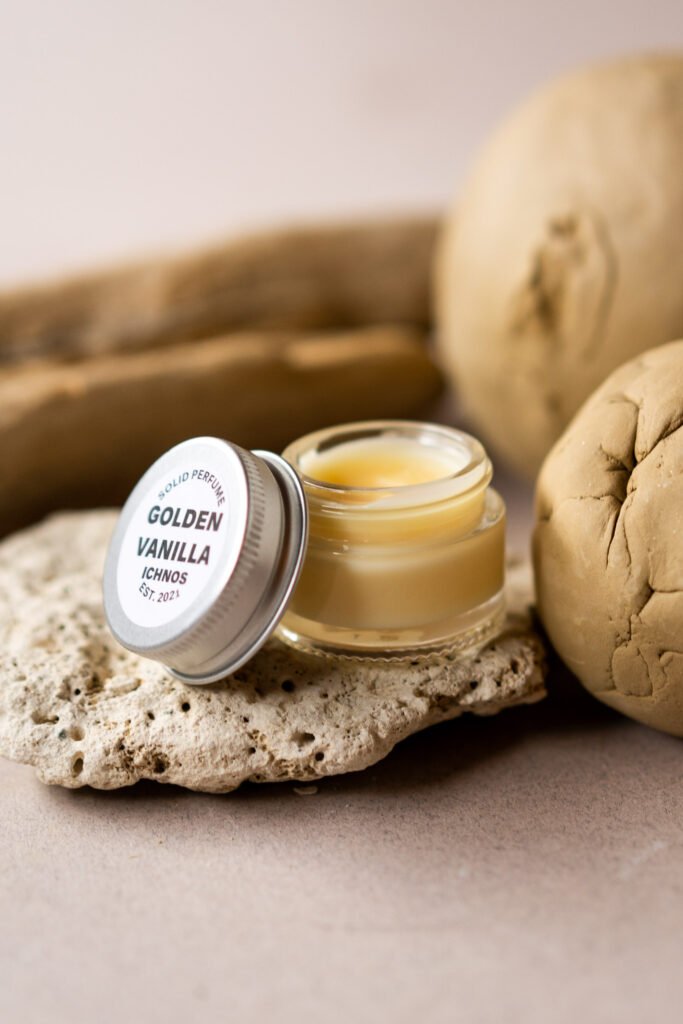 solid perfume golden vanilla