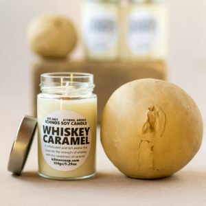 CANDLE WHISKEY CARAMEL